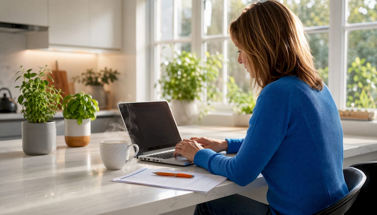 Hands typing CTP claim on laptop keyboard