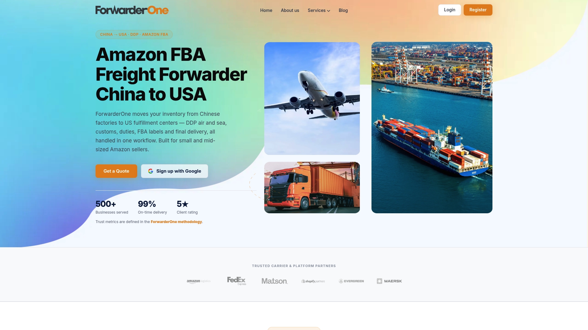 https://www.forwarderone.com