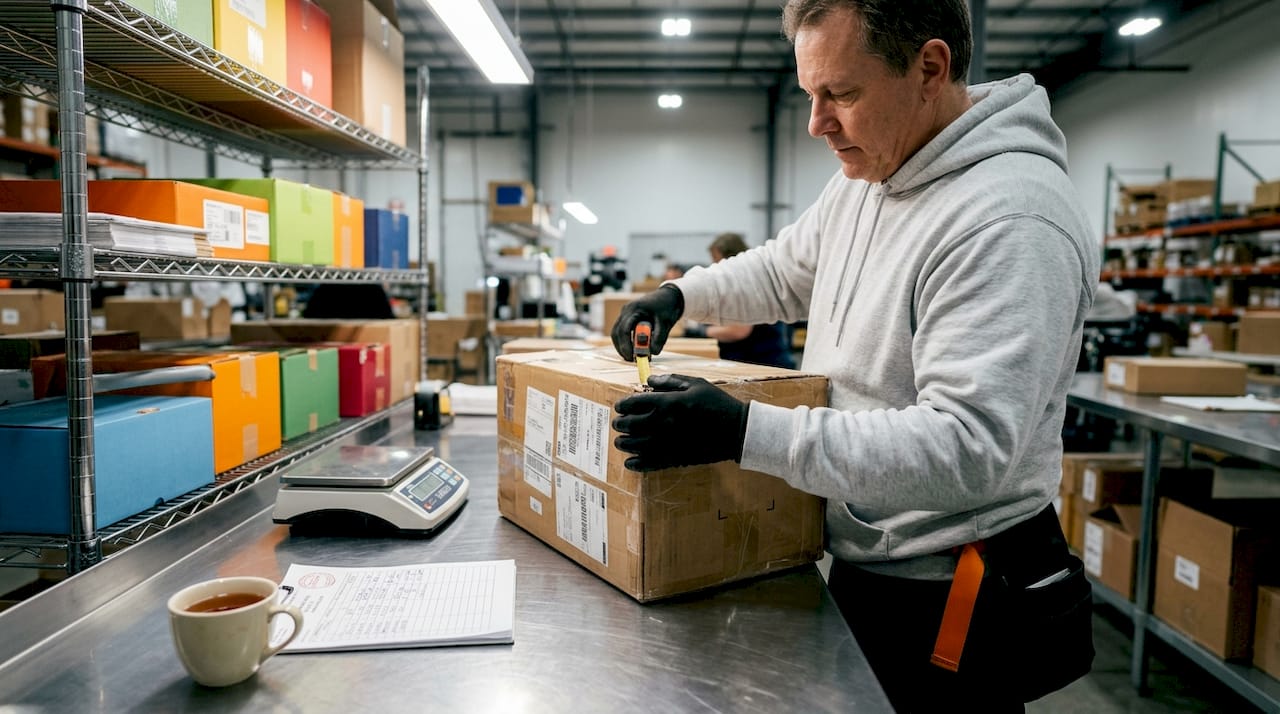 Hands measuring box for air freight dimensions
