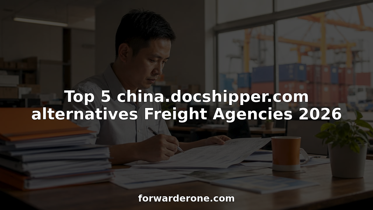 Top 5 China DocShipper Alternatives Freight Agencies 2026
