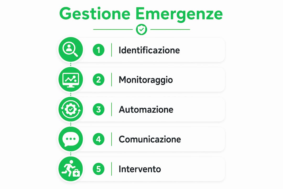 Infografica: come gestire al meglio le emergenze digitali, passo dopo passo