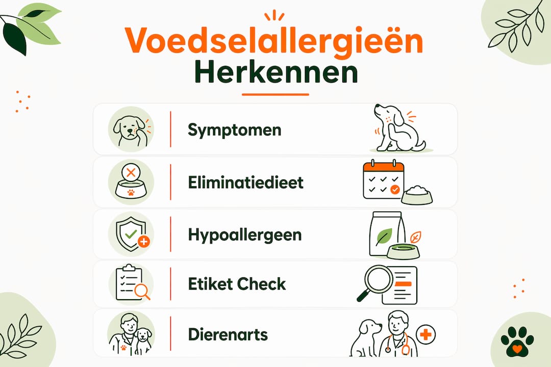 Overzicht: hoe herken je voedselallergieën bij je hond en wat kun je eraan doen?