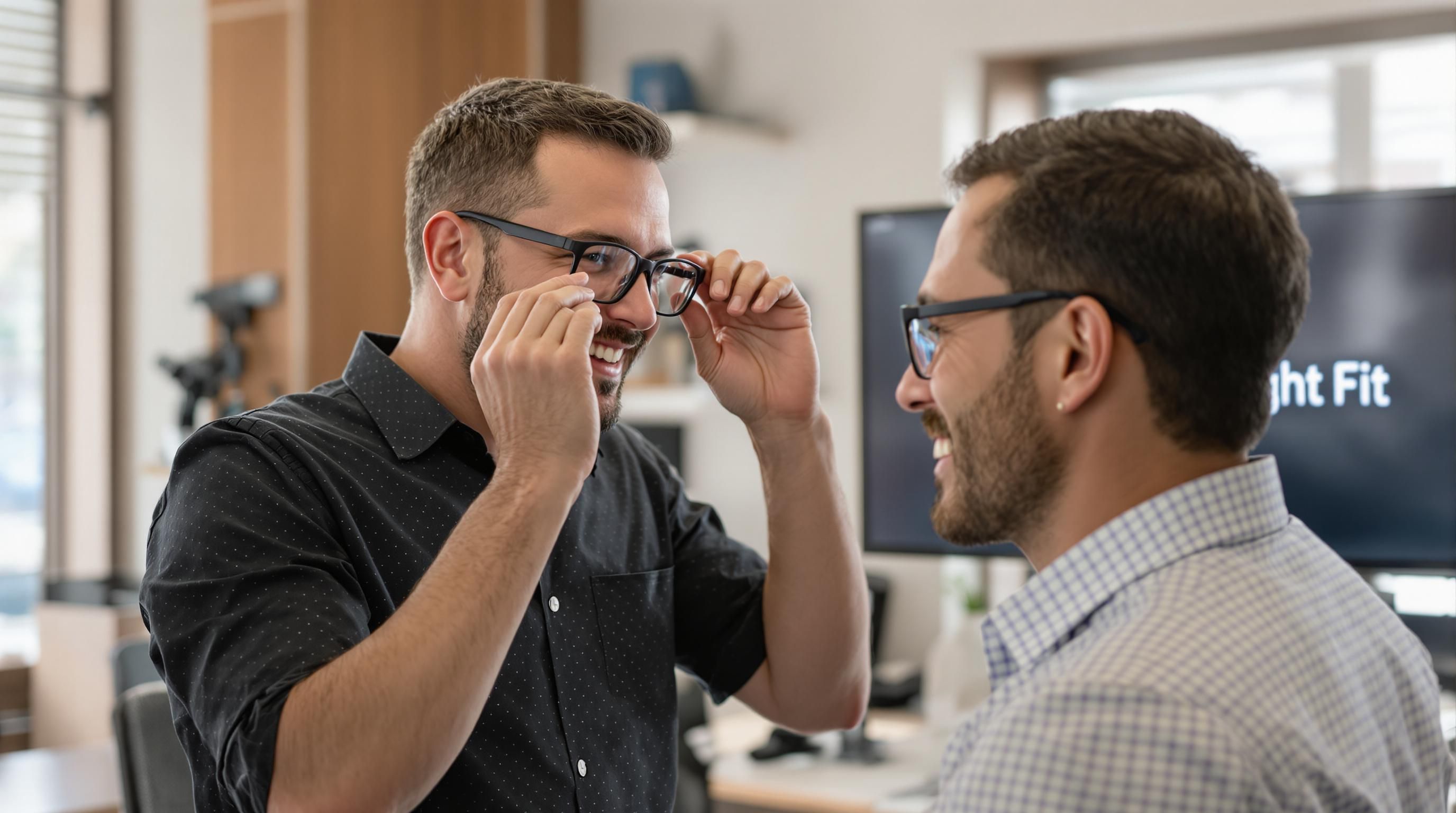 online glasses fit verification