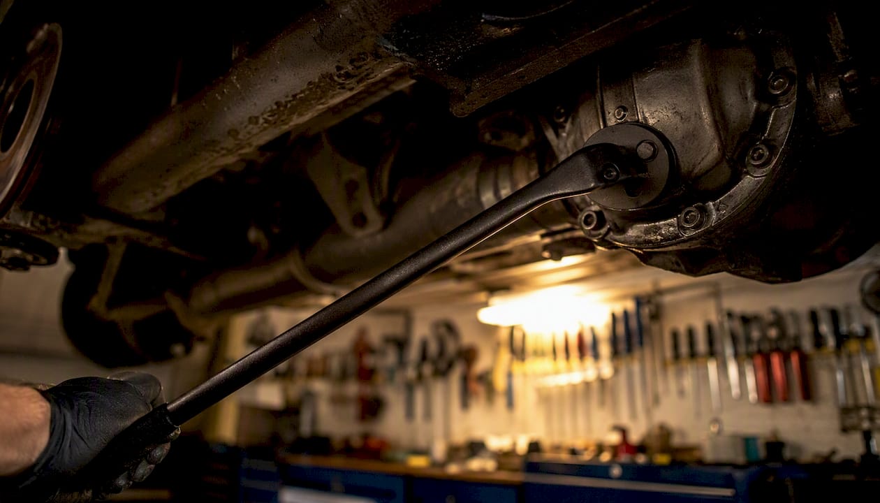 CTA Tools 8766 wrench on Haldex filter housing