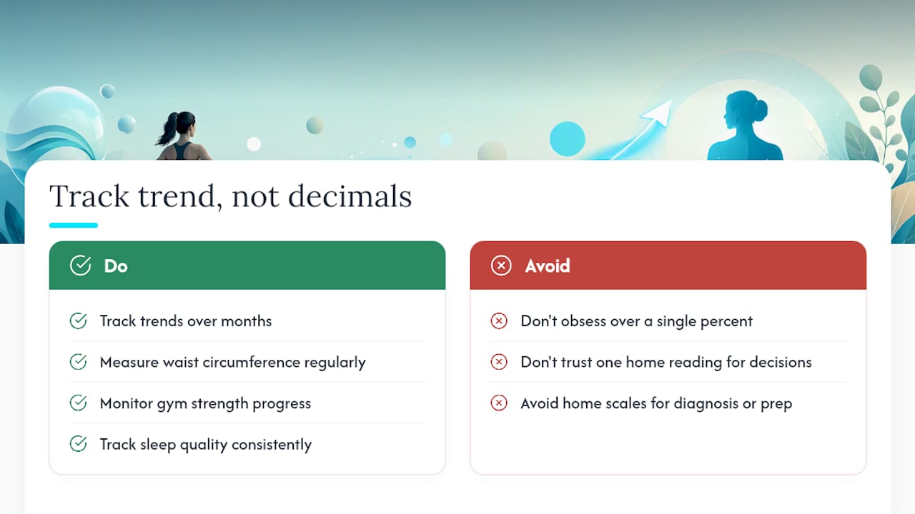 Chase the trend, not the decimal point — overview diagram