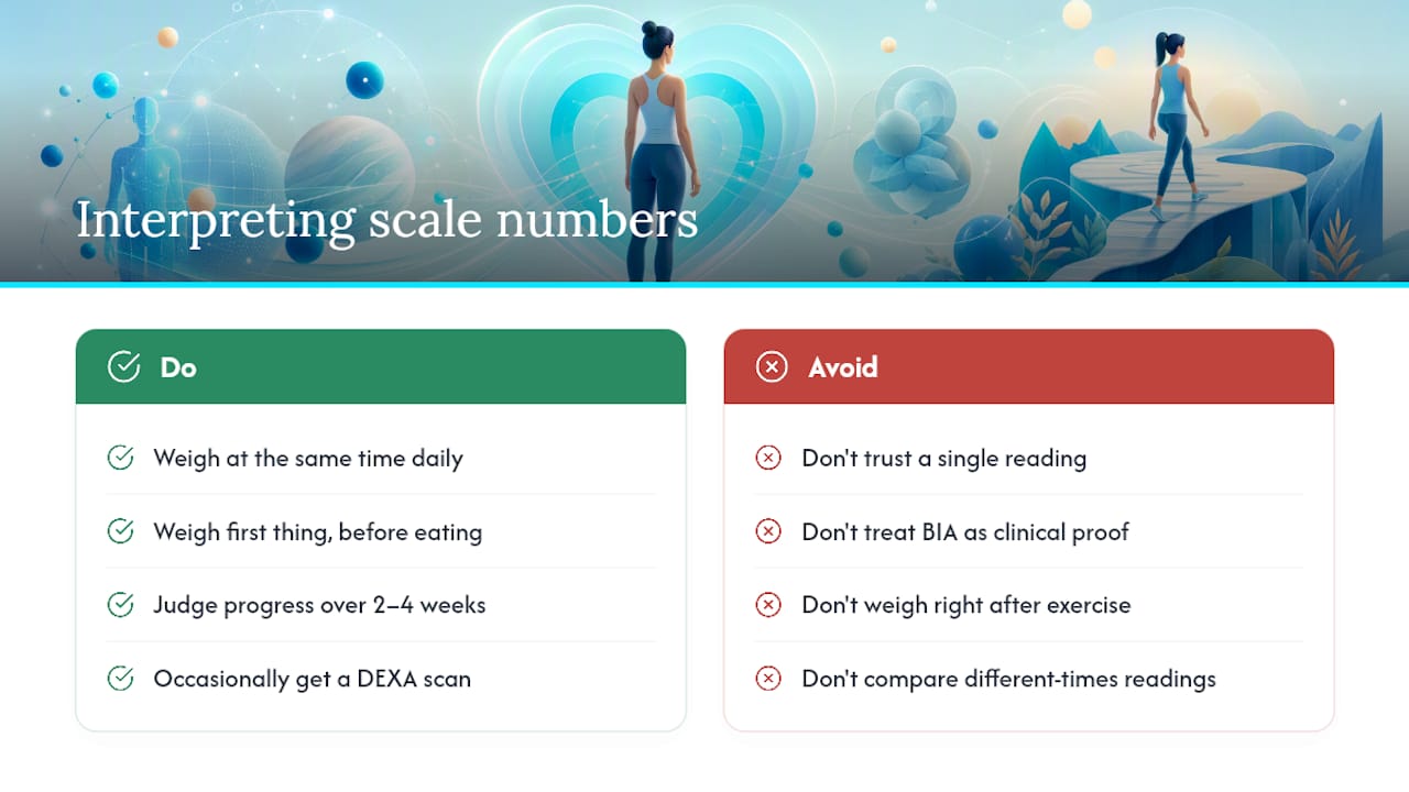 What your smart scale numbers actually mean — overview diagram