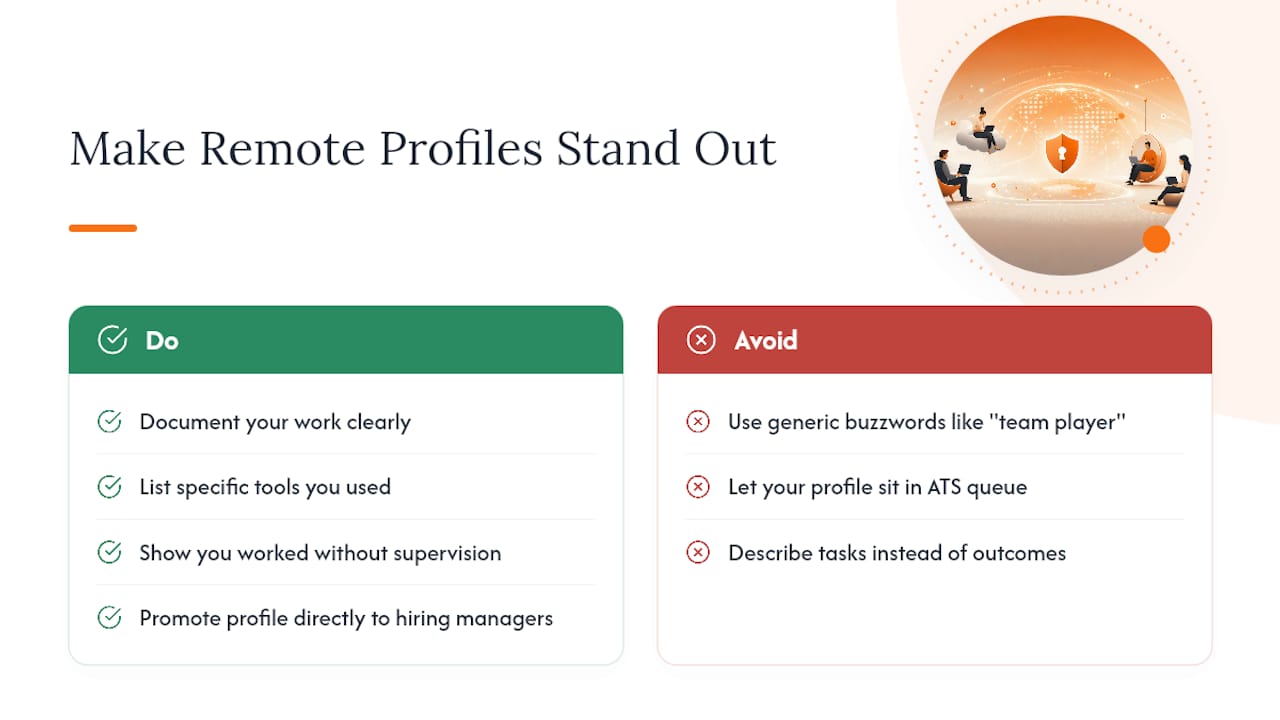Recruiter Perspective: What Actually Sets Remote Candidates Apart — overview diagram