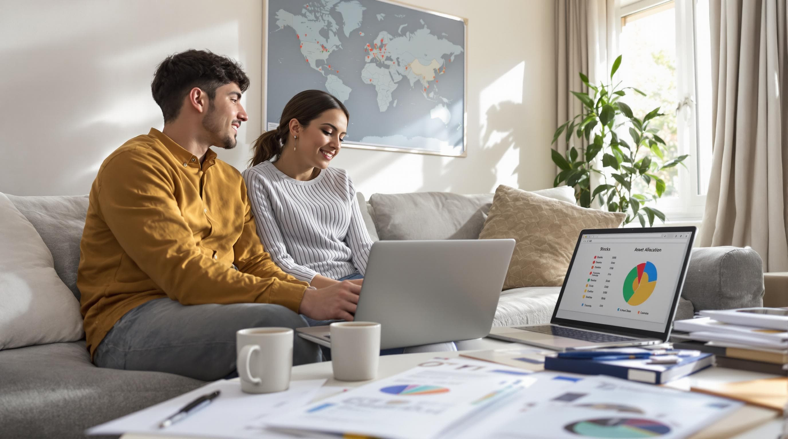 Couple reviews diverse asset classes for portfolio allocation