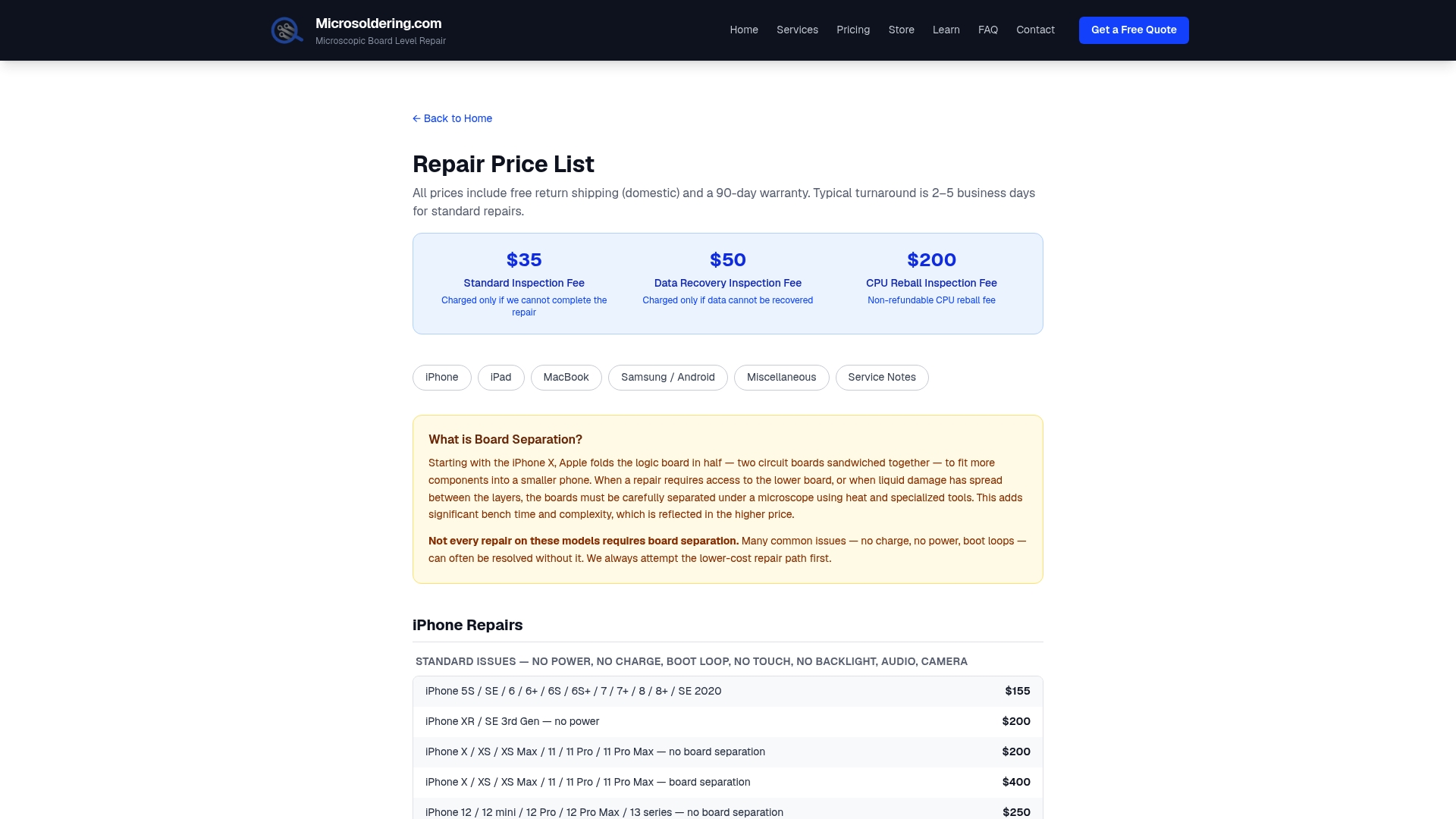 https://microsoldering.com/pricing