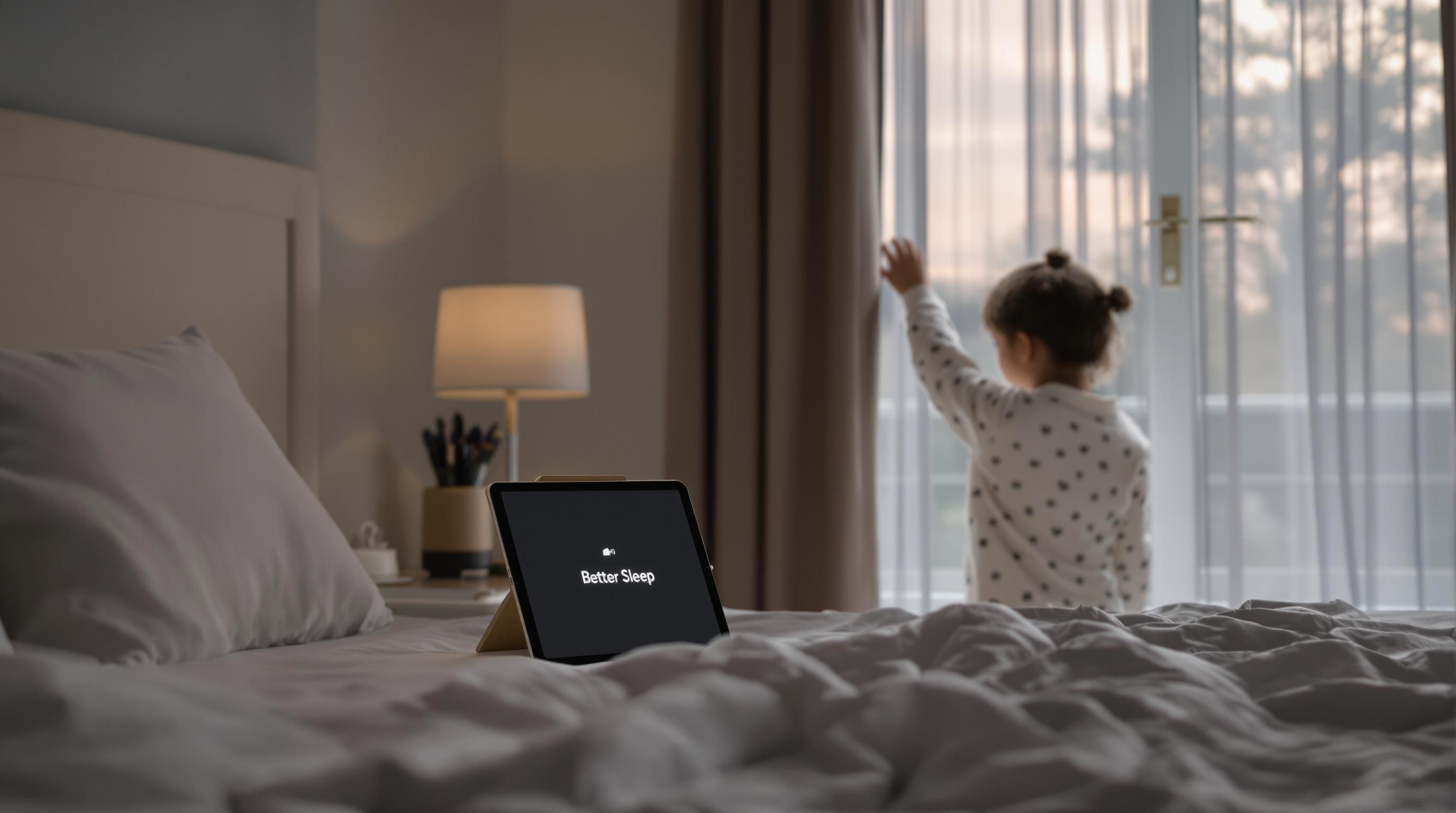 Parent and child creating EMF-free sleep environment