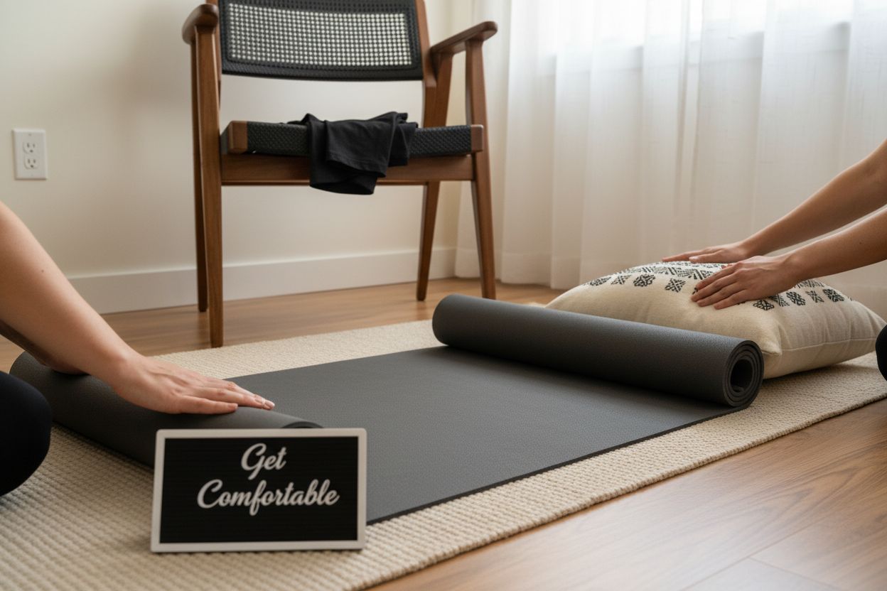 body scan meditation comfortable position