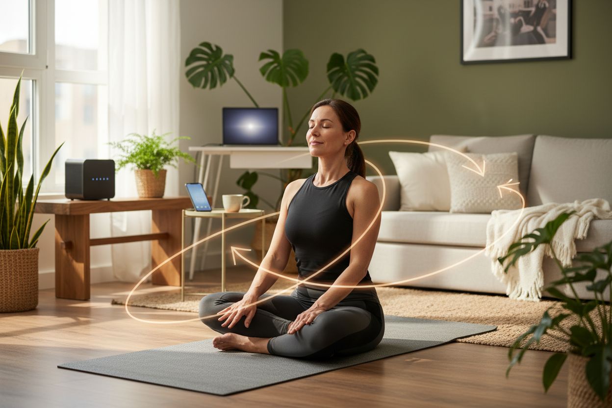 home mindful stretching