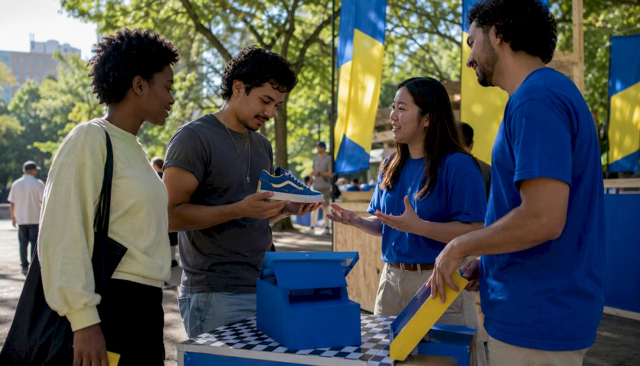 Outdoor experiential marketing event activation