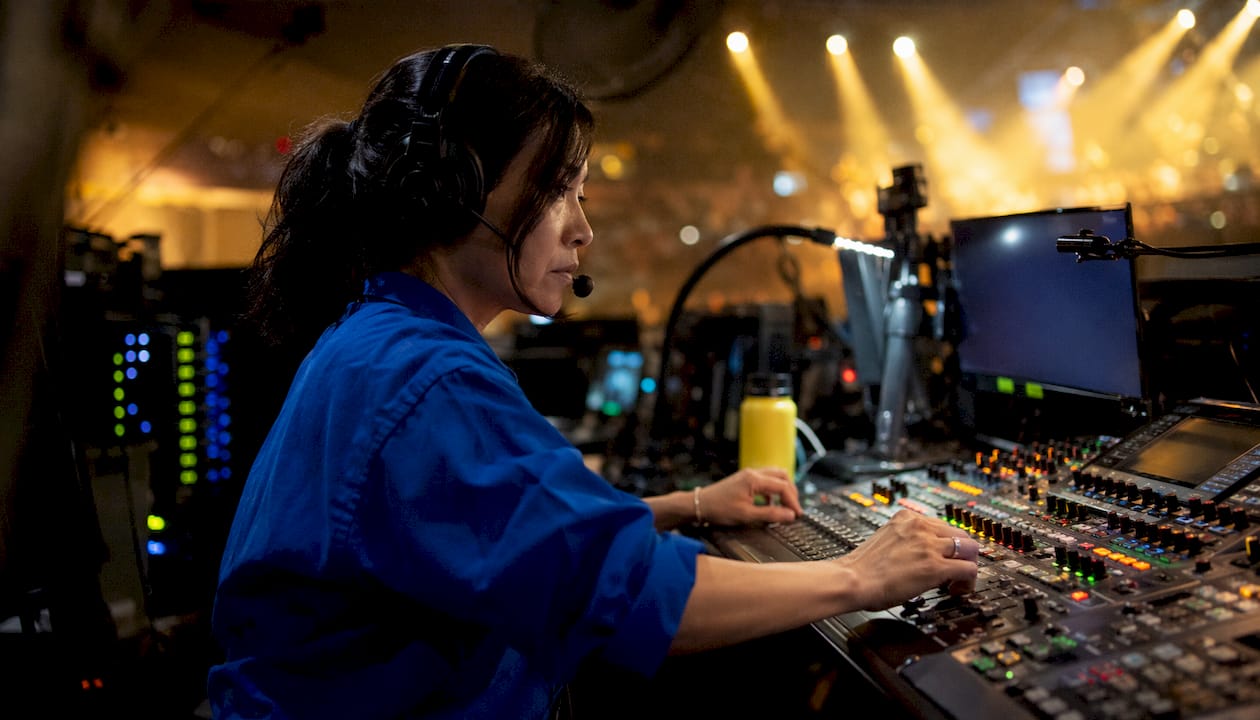 Show caller managing live event technical cues