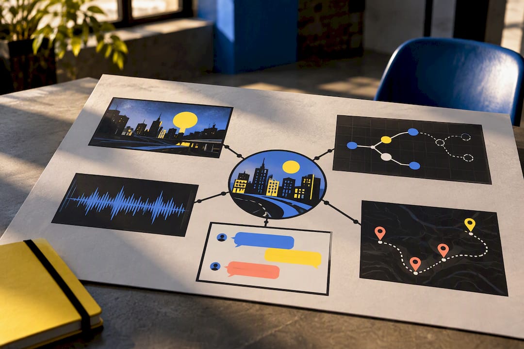 Five platforms serving distinct story roles