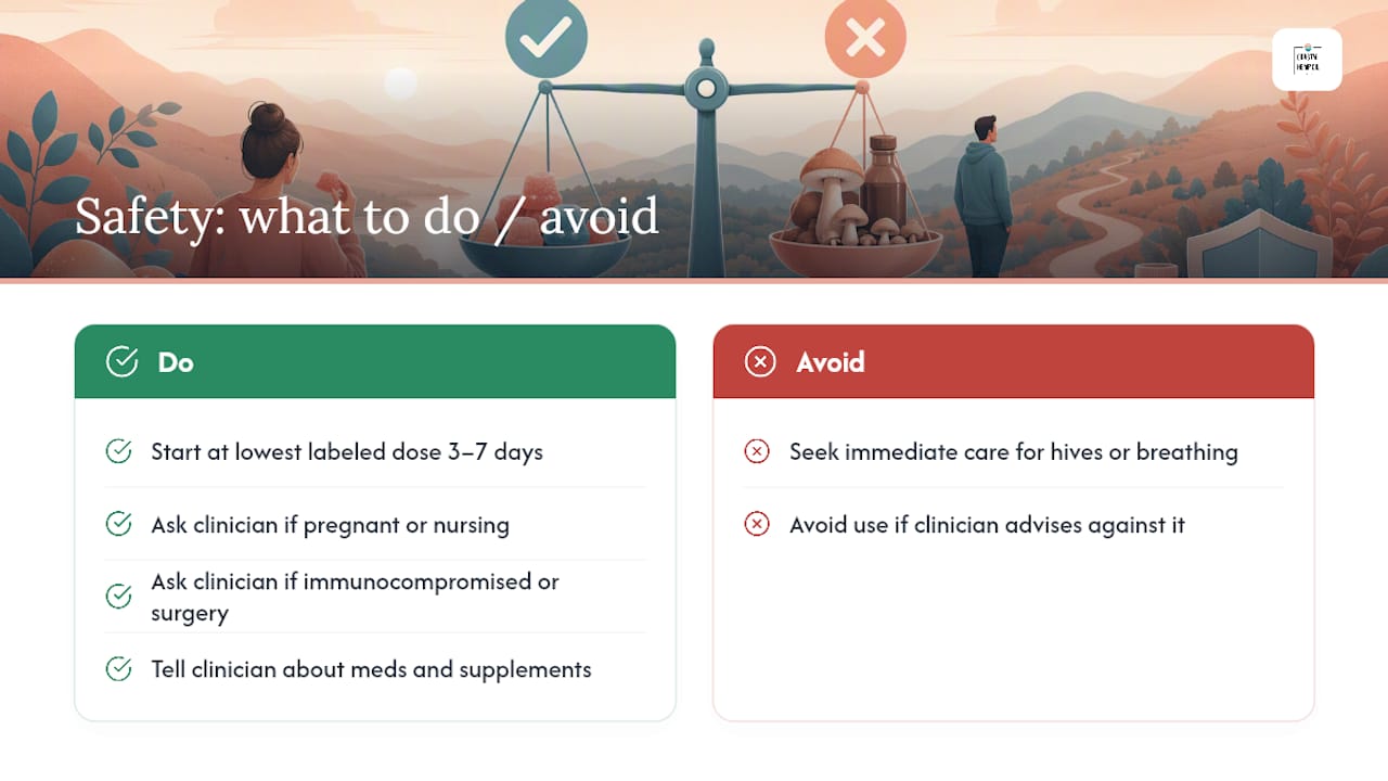 Are There Side Effects or Reasons to Avoid Mushroom Gummies? — overview diagram
