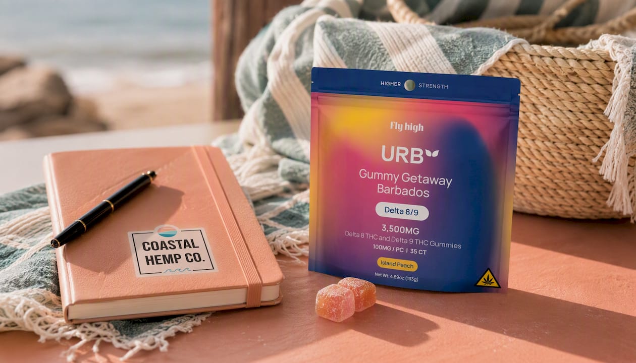 URB D8 D9 THC Gummies 3500MG | 6-Pk