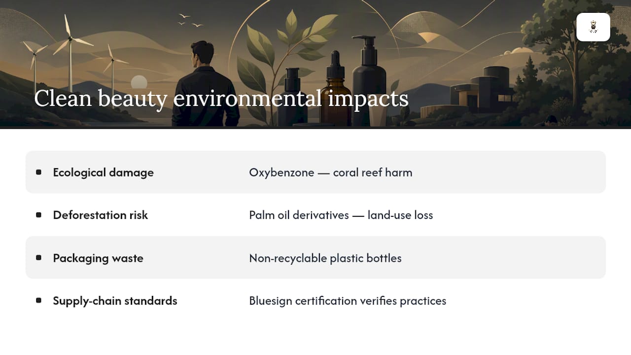 Clean Beauty and the Environment: More Than Just Your Skin — overview diagram