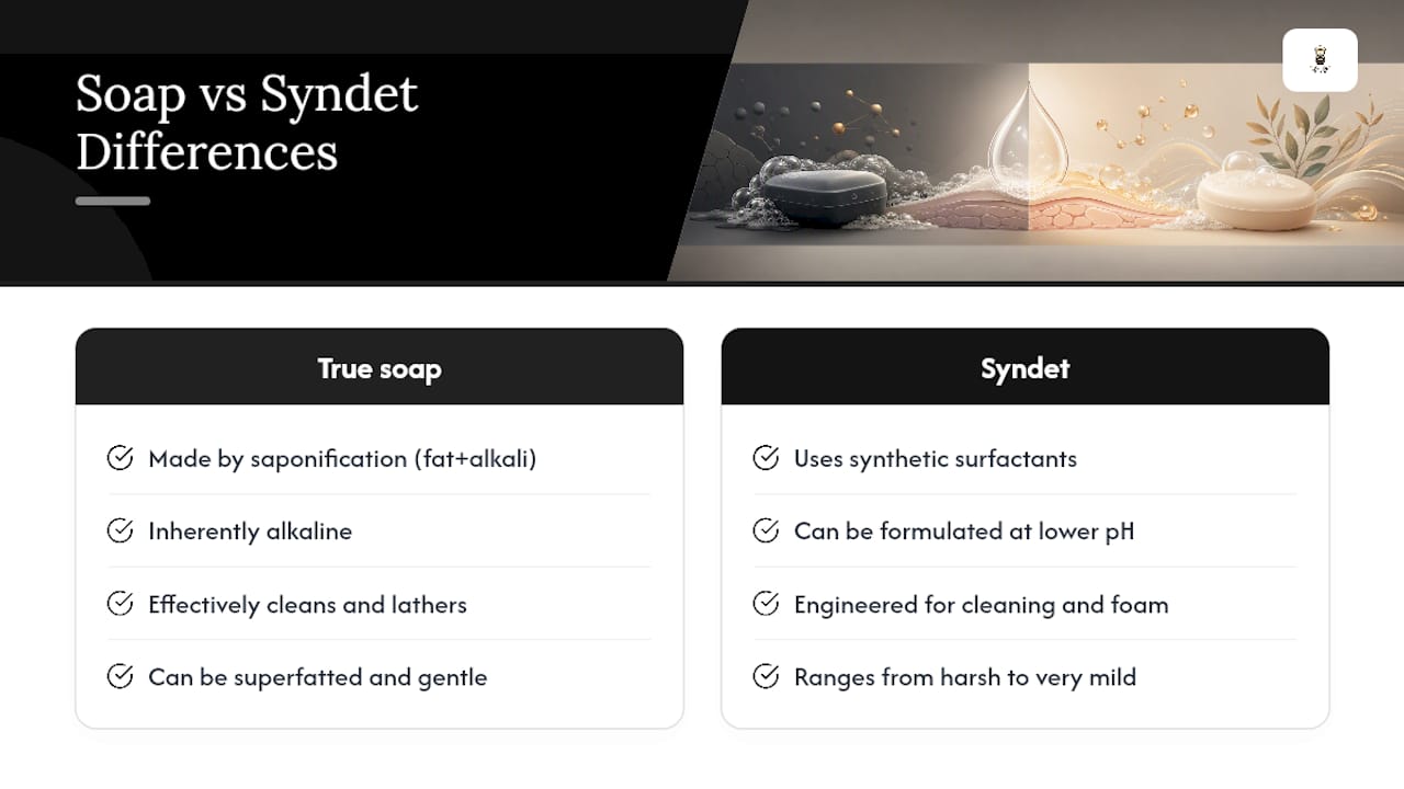 Surfactants Vs. True Soap: Why The Distinction Matters — overview diagram