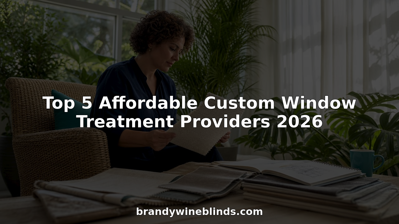 Interior designer reviewing window treatment samples
