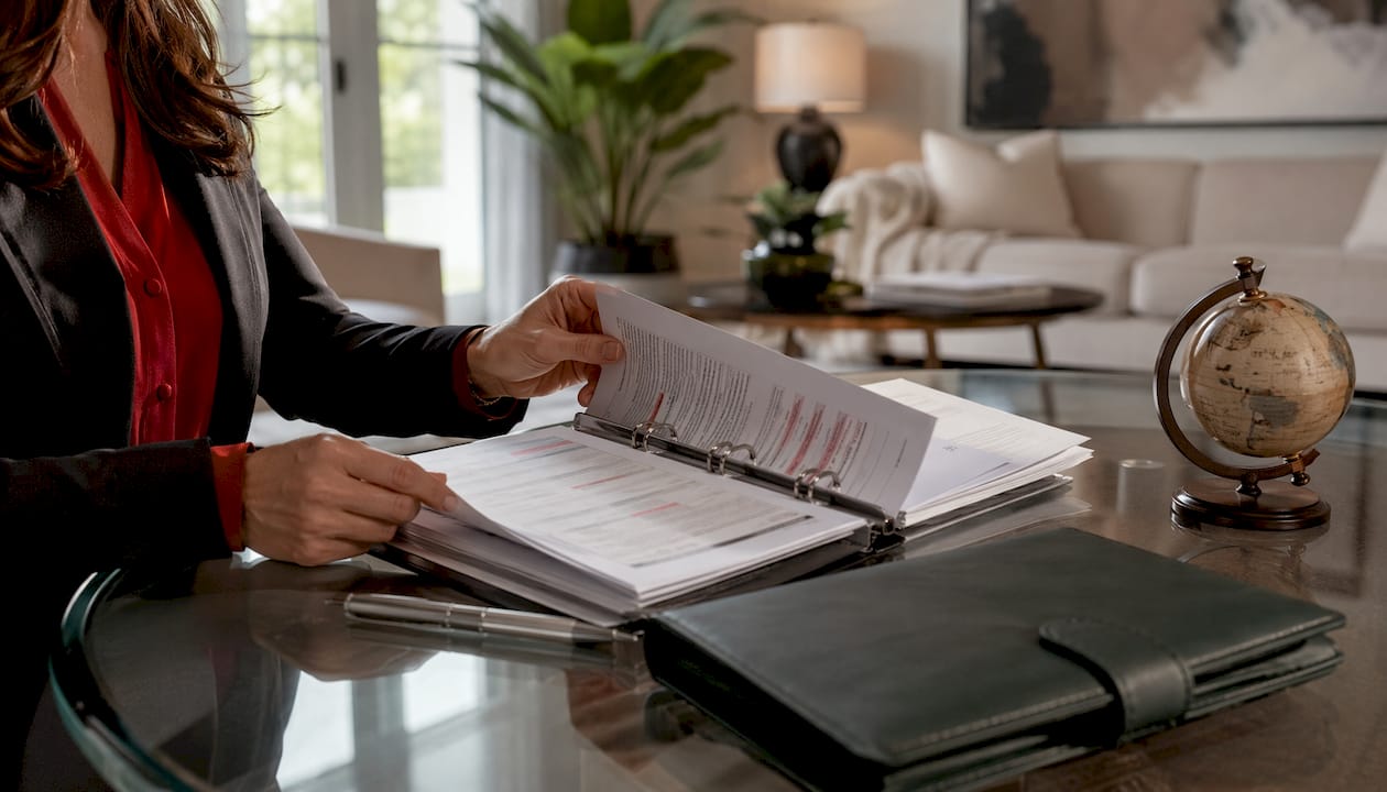 INVESTMENT PROPERTY MORTGAGE EXPLAINED FOR ALBERTA INVESTORS 1 Hands reviewing loan type documents