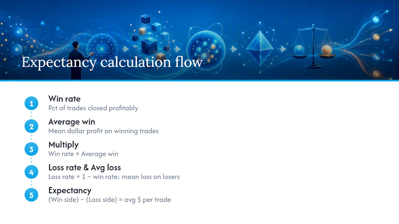 Trading expectancy formula and four inputs