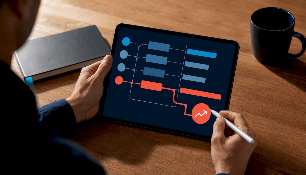 Illustration of quantified trading behavior attribution