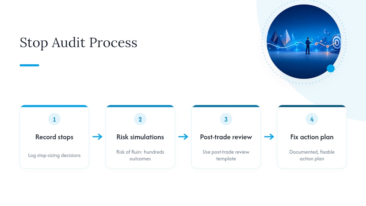 Stop habits flowing through risk simulations