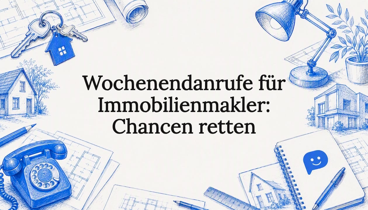 Wochenendanrufe für Immobilienmakler: Chancen retten