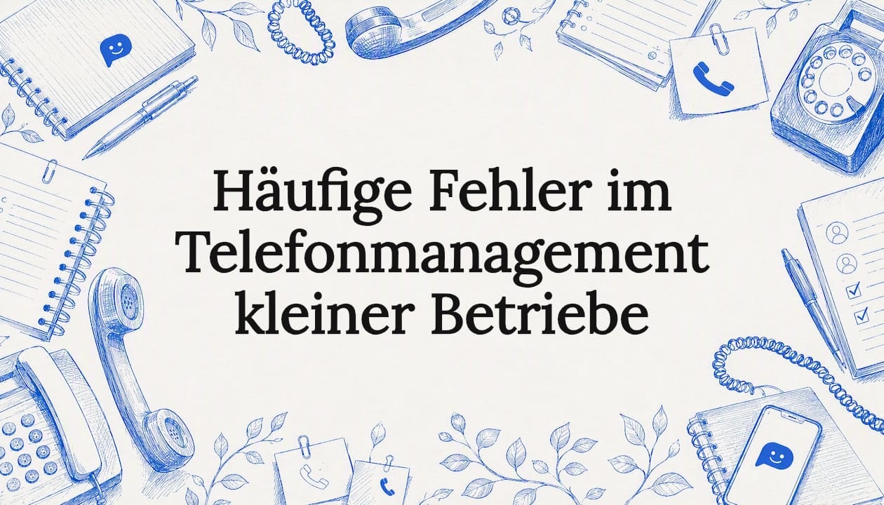Häufige Fehler im Telefonmanagement kleiner Betriebe
