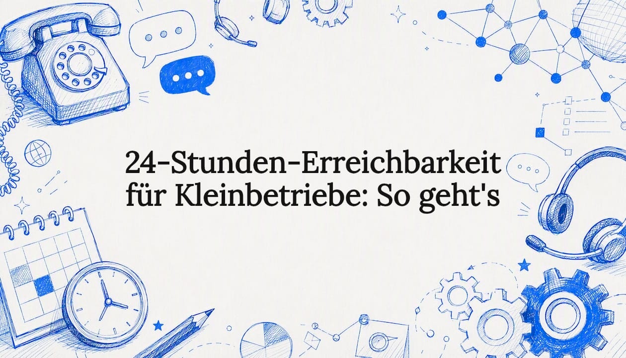 24-Stunden-Erreichbarkeit für Kleinbetriebe: So geht's