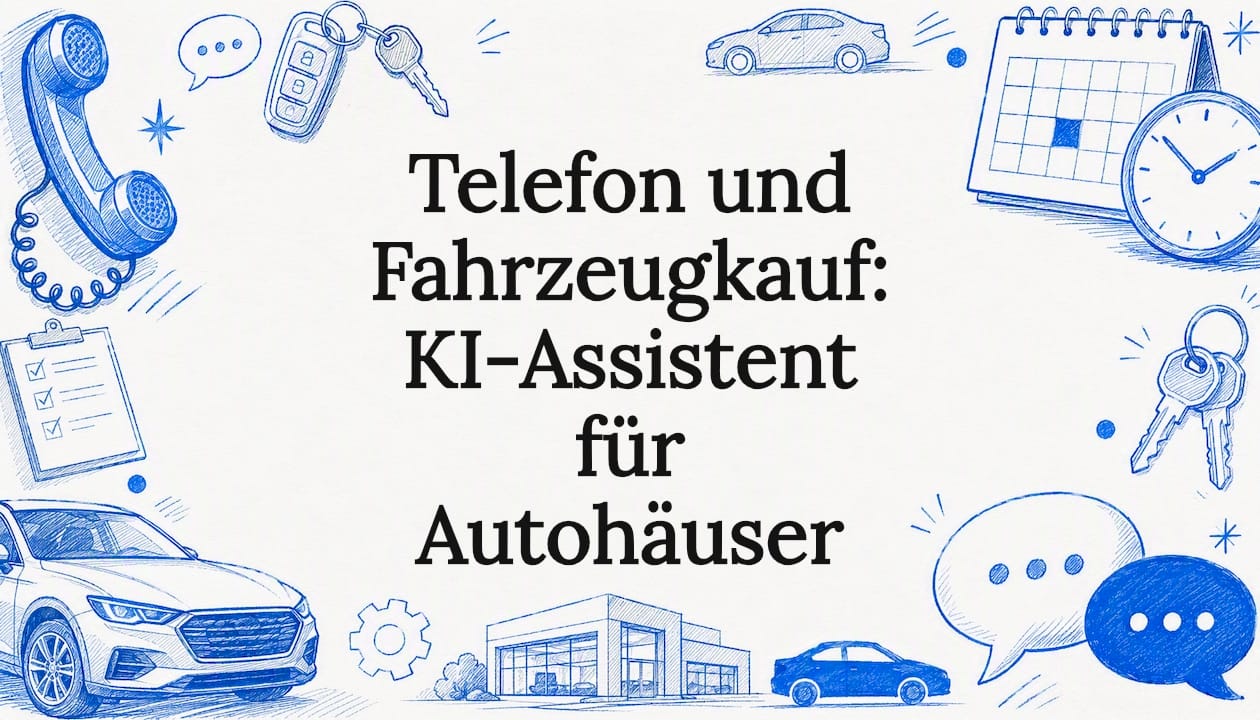 Telefon und Fahrzeugkauf: KI-Assistent für Autohäuser