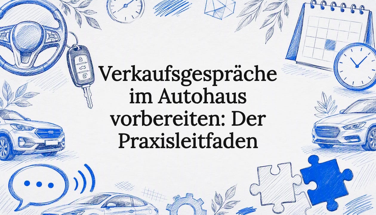 Verkaufsgespräche im Autohaus vorbereiten: Der Praxisleitfaden