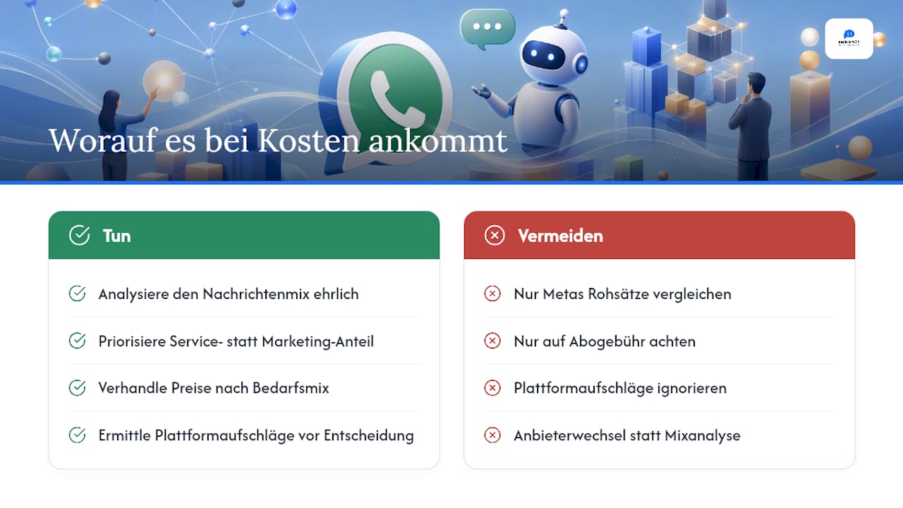 Was die Kostendebatte oft übersieht — overview diagram