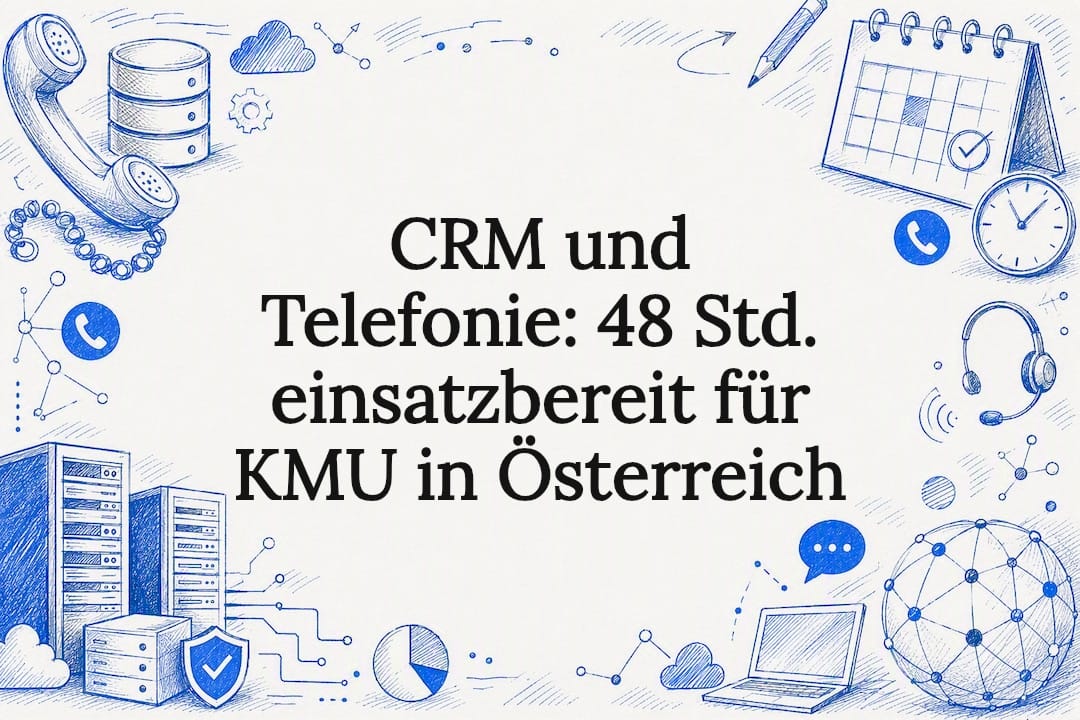 CRM und Telefonie: 48 Std. einsatzbereit für KMU in Österreich