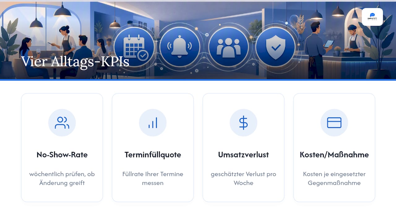 Vier Kennzahlen zur Steuerung von No-Shows