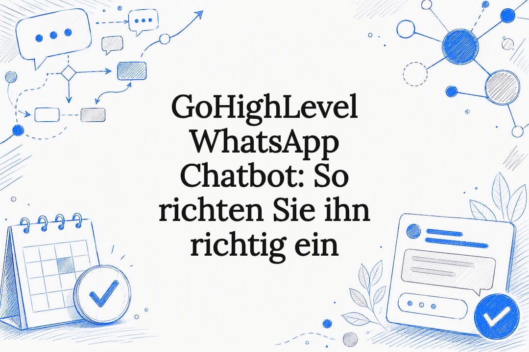 GoHighLevel WhatsApp Chatbot: So richten Sie ihn richtig ein
