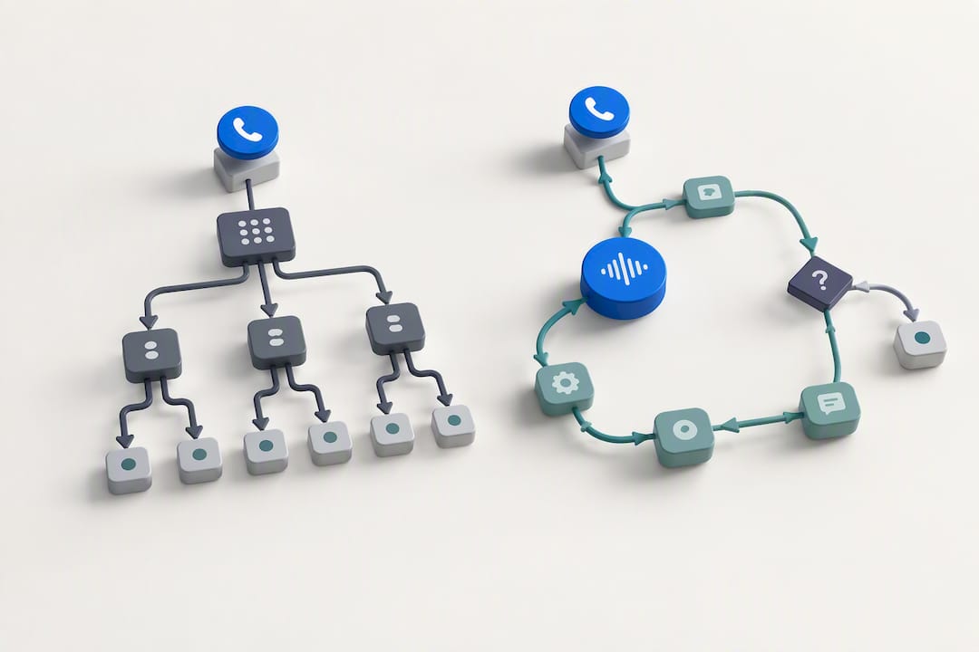 Statische IVR-Menüs und kontextsensitiver Voicebot