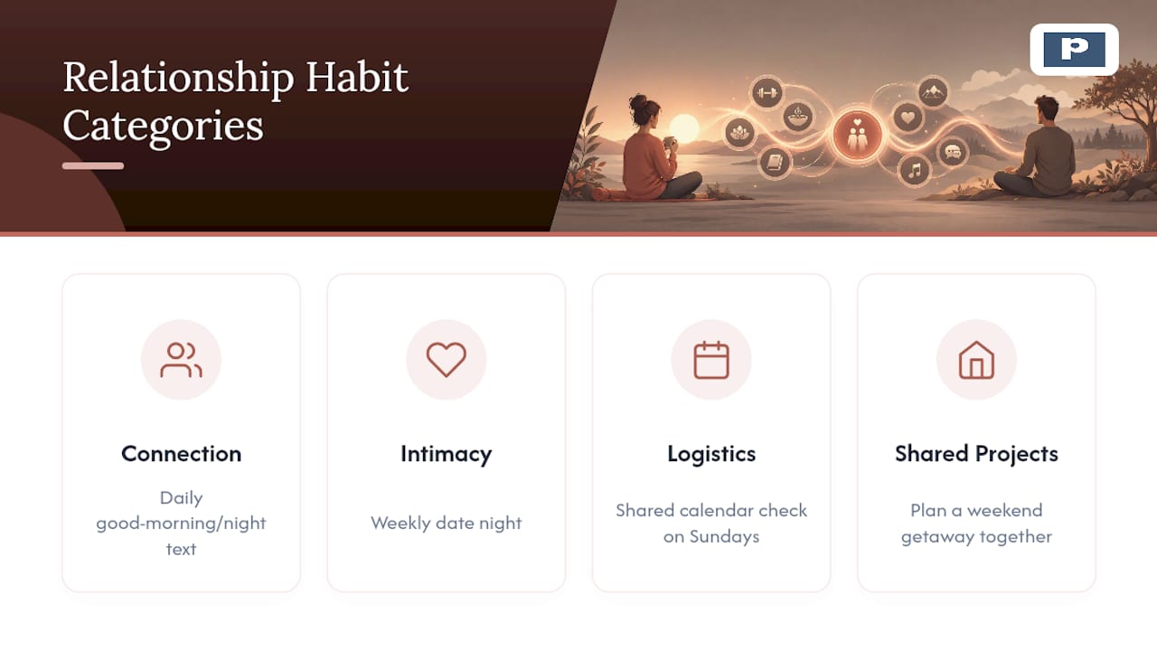 Four categories of relationship habits