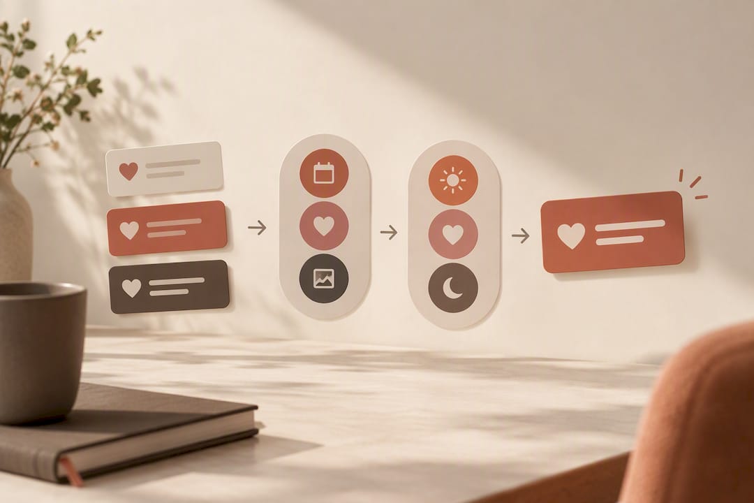 Illustration of tailoring a personal message