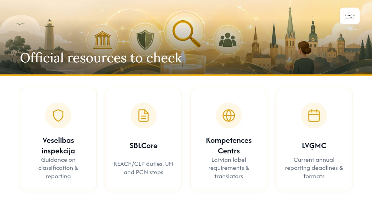 Where to Check the Official Rules Yourself — overview diagram