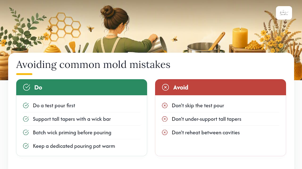 A Maker's Take on Common Mold Mistakes — overview diagram