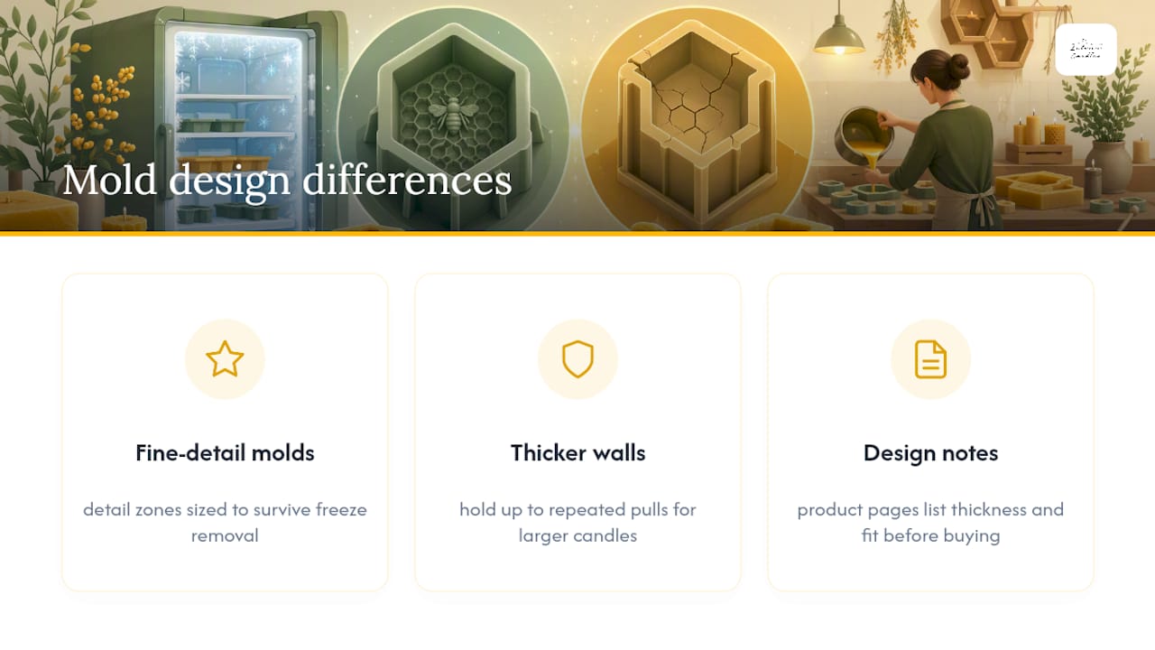 Molds Built for the Way Beeswax Actually Behaves — overview diagram