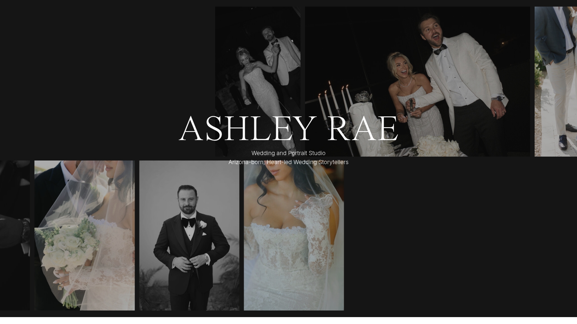 Wedding collage with 