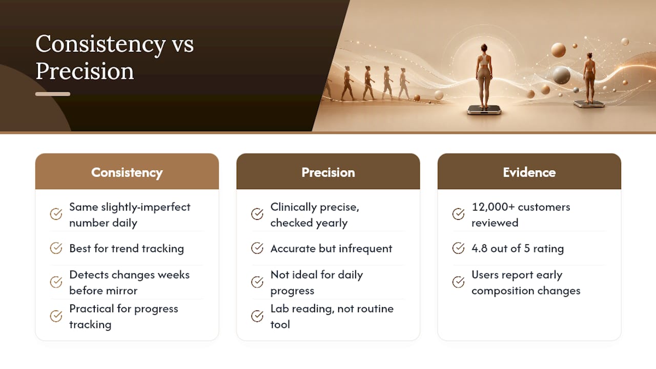 Why Consistency Beats Precision Every Time — overview diagram