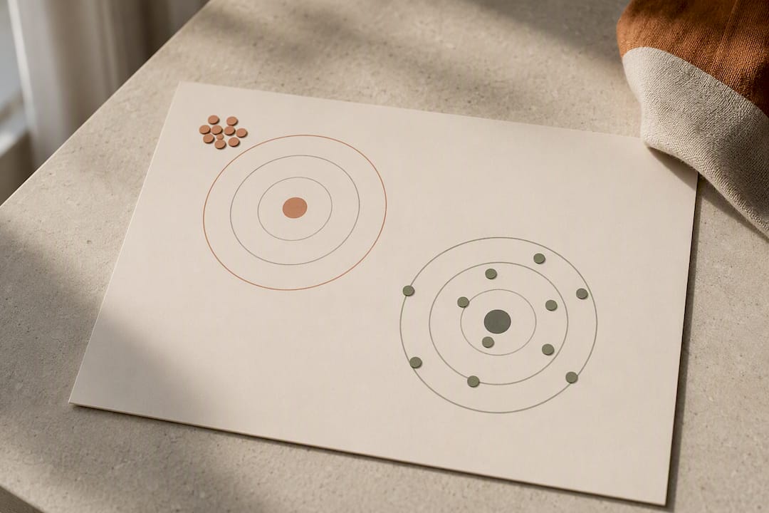 Illustration contrasting precision and accuracy