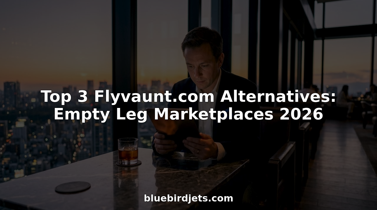 Top 3 Flyvaunt.com Alternatives: Empty Leg Marketplaces 2026