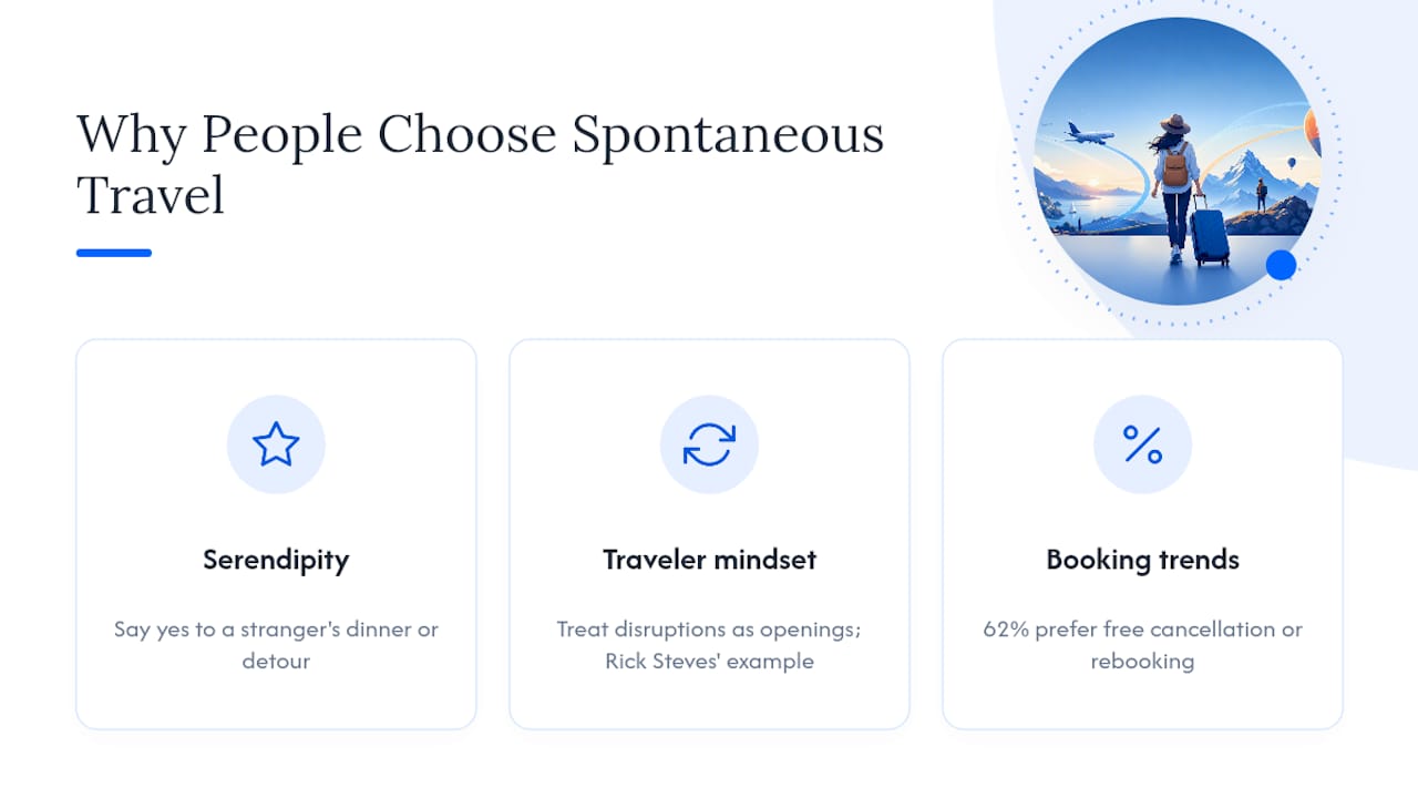 Why Do People Choose to Travel Without a Plan? — overview diagram