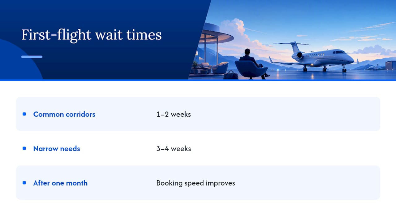 How Long Until You Take Your First Flight? — overview diagram
