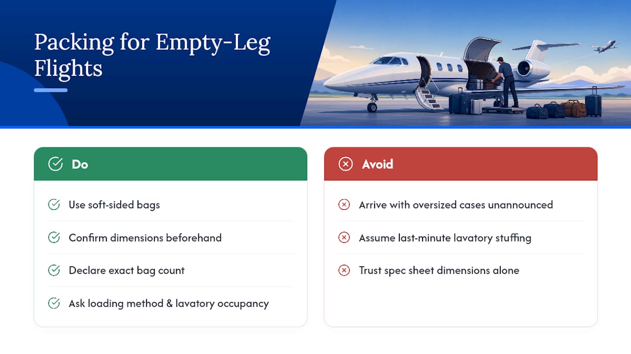 What Empty-Leg Bookings Teach You About Packing Smart — overview diagram